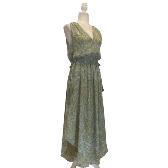 Ramy Brook Hayley Chiffon Midi Dress in paisley print - Picture 4 of 7